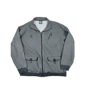 Vintage Y2K Enyce Sean Combs Gray Full Zip Hoodie Jacket Men Size XXL